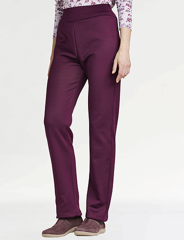 Thermal Lined Pull On Jersey Trousers - LT271